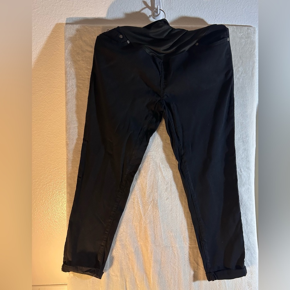 OH MAMMA| Maternity Skinny Twill Jeans| Black| Mom to Be| Size Medium